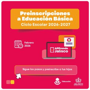 Preinscripciones a Primer ingreso Ciclo Escolar 2026-2027